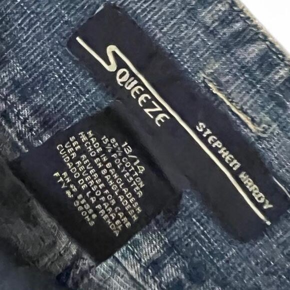 Vintage 90’s Dark wash Cotton Denim Maxi Skirt W/Double buttons & Side Slits. - Picture 8 of 8